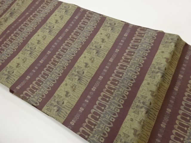 JAPANESE NAGOYA OBI / WOVEN STRIPE